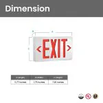 LED Thermoplastic Emergency Exit TK-EE-7007 Series - Image 2